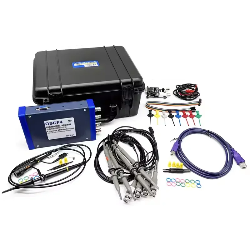 2026 Four-channel Virtual Oscilloscope OfficF4 Signal Generator Logic Analyzer Handheld Acquisition Card Tool