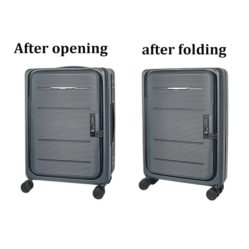 2023 Travel Spinner Luggage 20/24 Inches Girl Folding Rolling Suitcase Woman Fashion Trolley Case Business Password Boardin