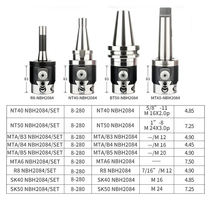 NBH2084 Boring Head Boring Tool Suit Boring Head NBH BT30 BT40 BT50 NT30 NT40 NT50 Tool Holder NBH2084