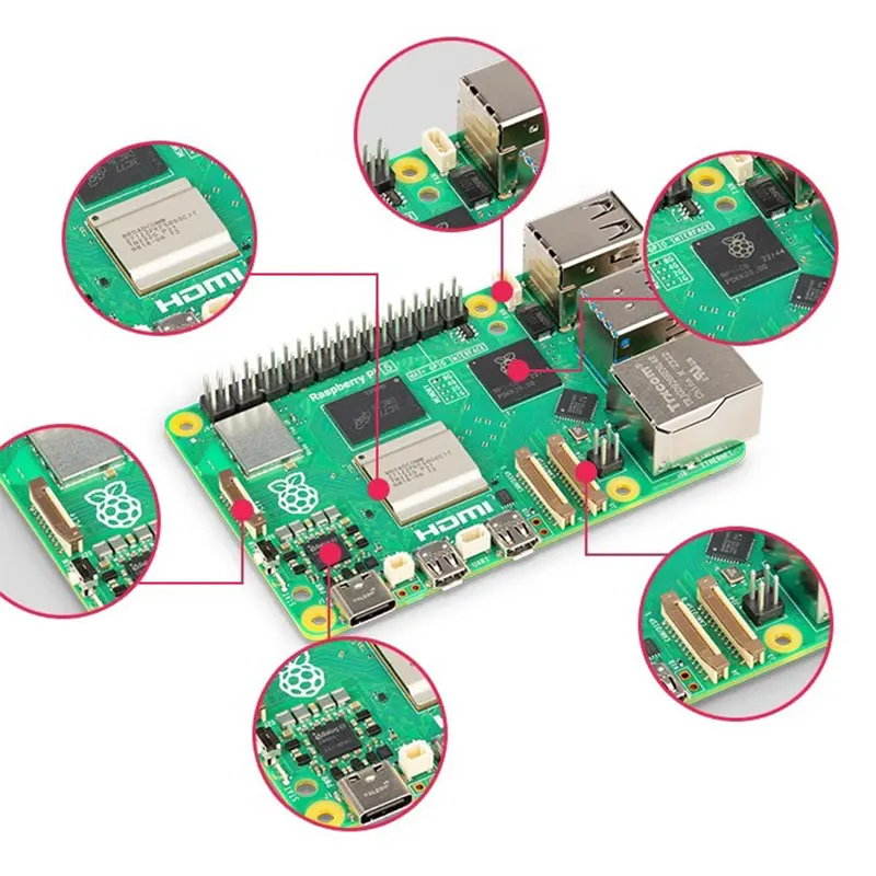 Imagem -02 - Modelo Raspberry pi Pi5 4gb Opção 8gb Ram