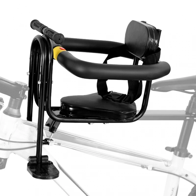 AliExpress NONE child saddle with pedals Front  Seat Child Safety Child Saddle with Pedals and Support for MTB Road Bike