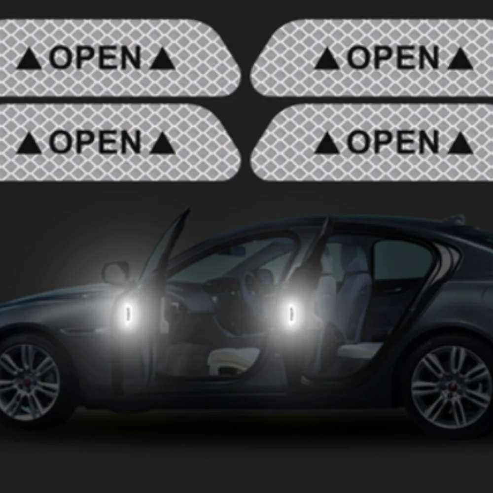 Car Door Sticker Safety Open Warning Reflector Tape For Haval Jolion H6 2021 H9 F7X F7 H2S H7 H1 M6 H3 H4 H5 H8 F5 H2