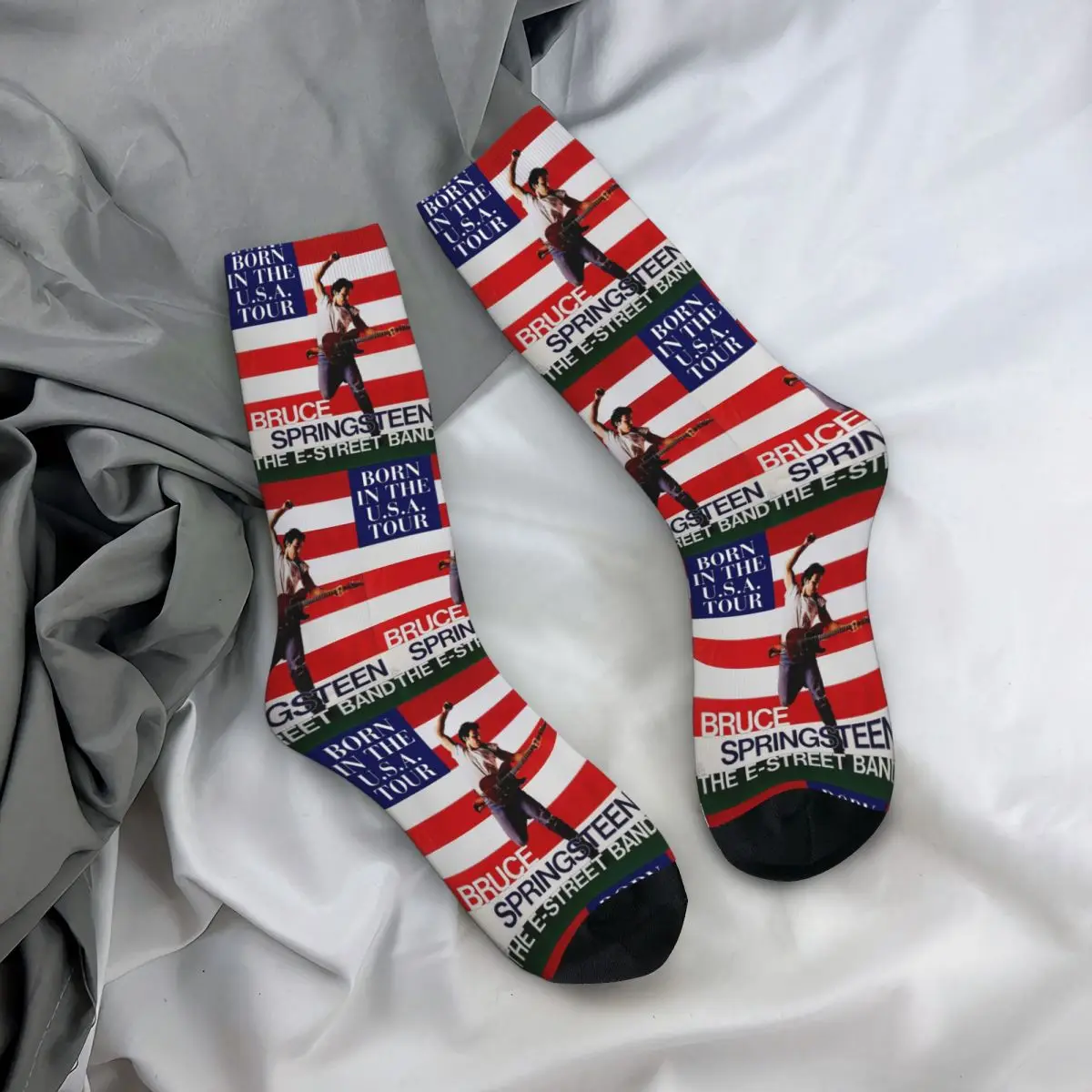 طقوس في عالم الإيقاع جوارب سبرينغستين جوارب هاراجوكو فائقة النعومة طوال الموسم جوارب طويلة إكسسوارات هدايا عيد الميلاد