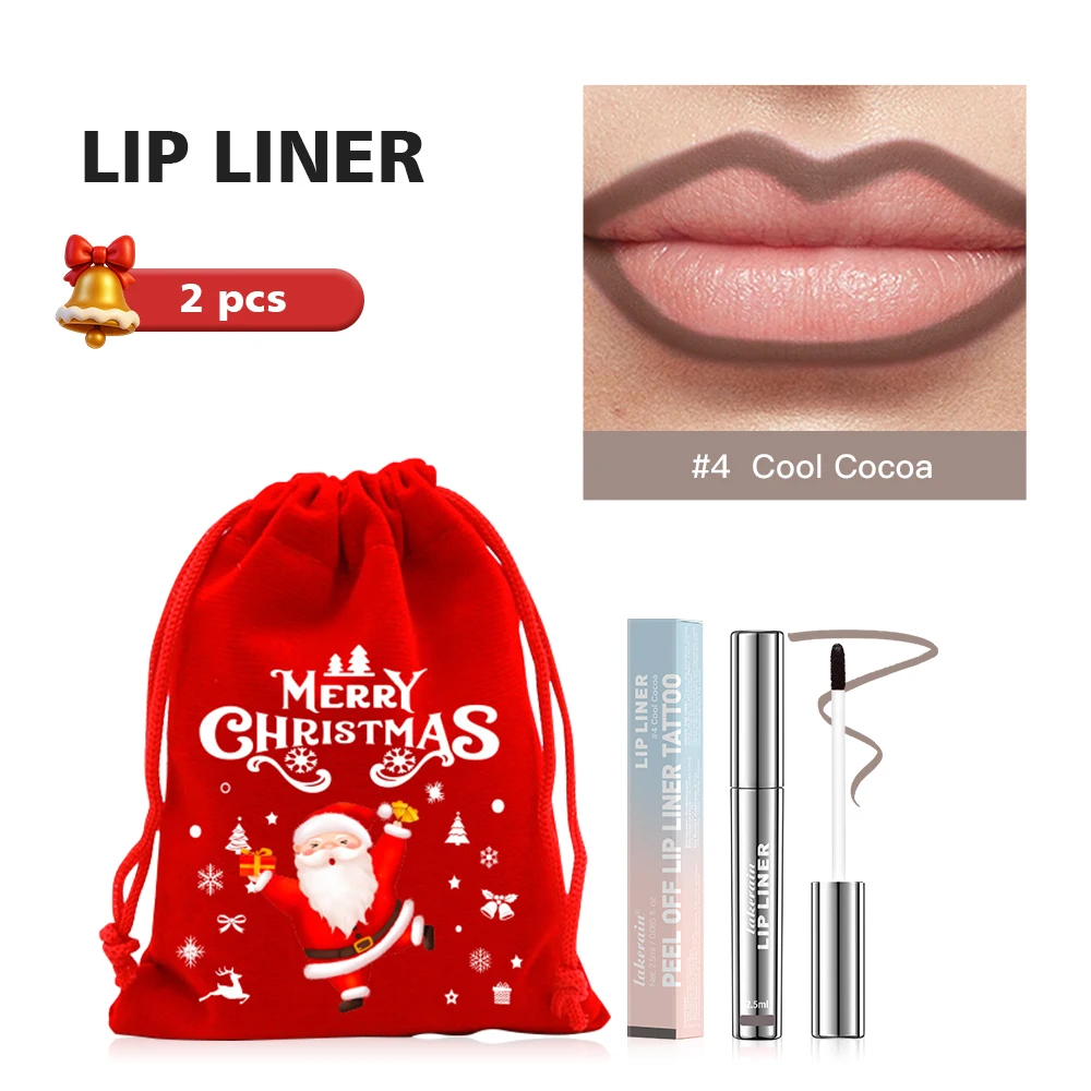 Waterdichte Lip Liner Peel Off Tattoo Lipgloss Waterdichte Langdurige Matte Lip Tint Bruine Contour Afscheur Lippen Vlek Cosmetische