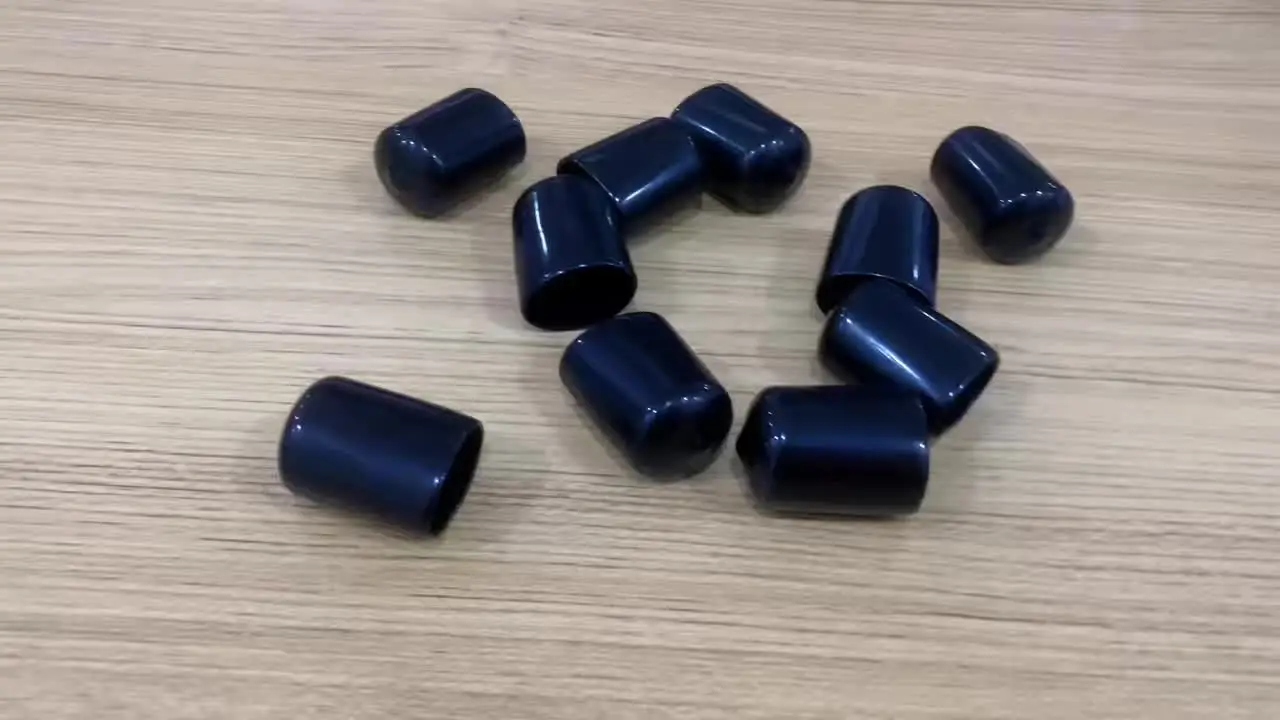 10/25/50pcs 3-25mm PVC Vinyl Rubber Round End Cap Threaded Cap Steel Pipe Plastic Pipe Rubber Protector Classification Kit