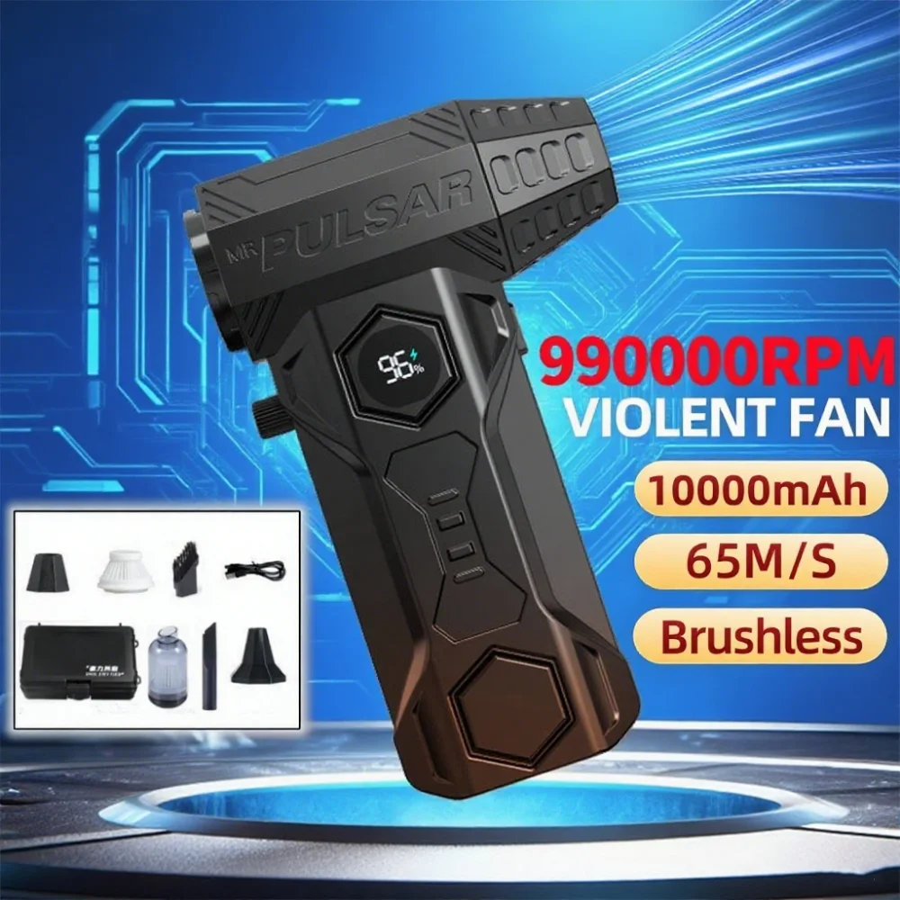 

Air Blower X11 Super Powerful 990000RPM Compressed Air Duster Electricity Consumption Display Air Vacuum Blower Jet Fan For Car