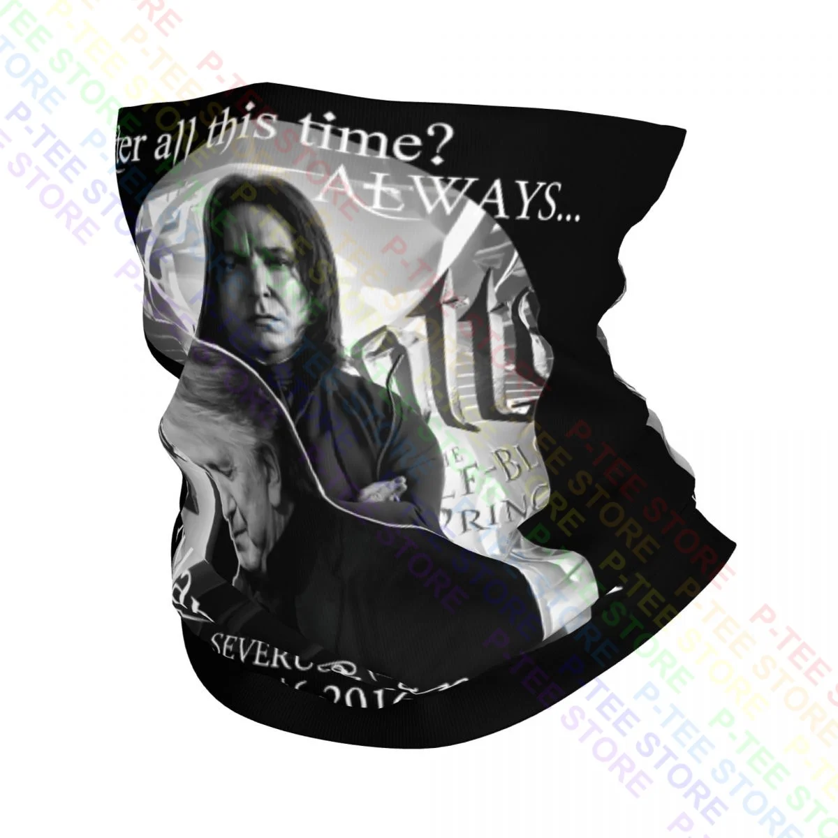 After All This Time Always Alan Rickman Severus Snape 1946 2016 Neck Gaiter Bandana Scarf Face Mask Fashion