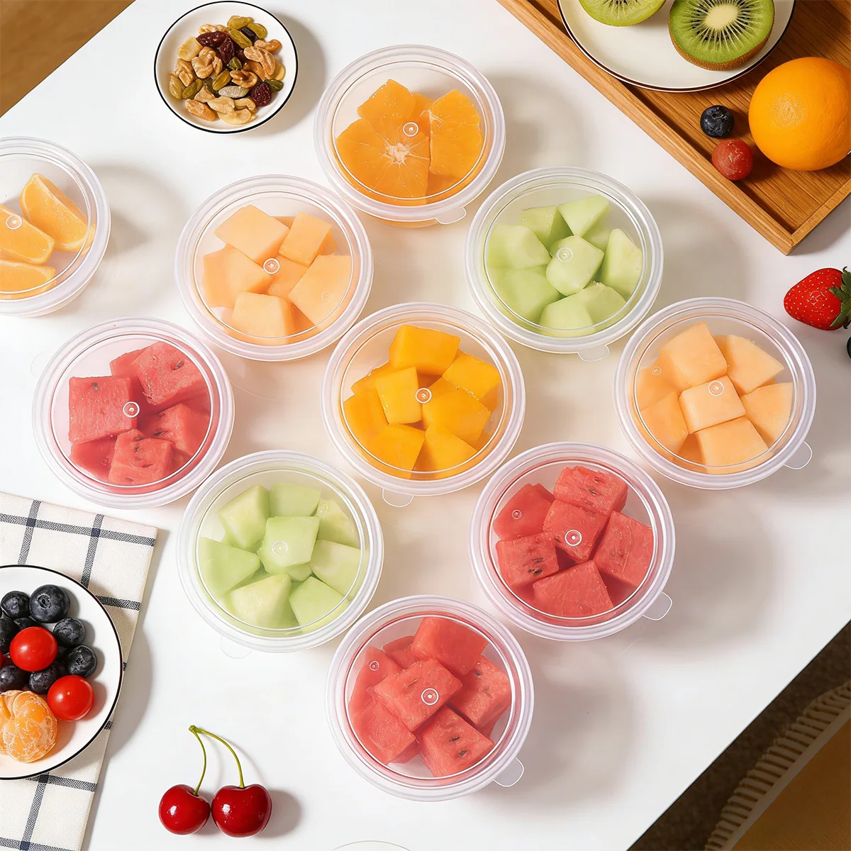 10/20/40個入り小型スライム容器（蓋付き）、調味料容器 - Food Storage Ideas のレビューと価格