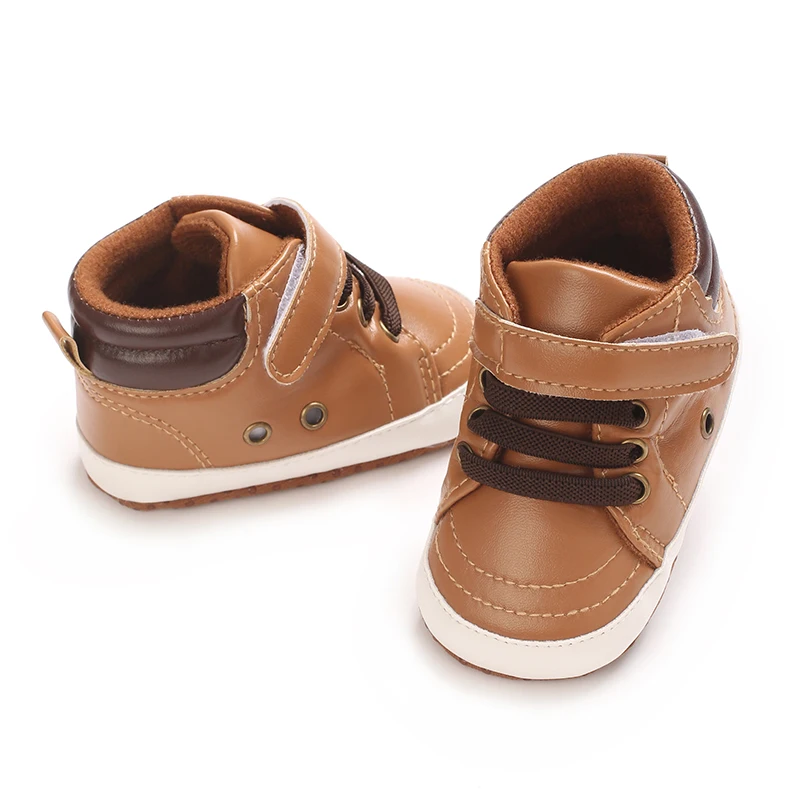 أحذية أطفال عالية الجودة للربيع والخريف 0-18 متر من البولي يوريثان بنعل ناعم يسمح بمرور الهواء أحذية رياضية كاجوال للأطفال أحذية مشي #6