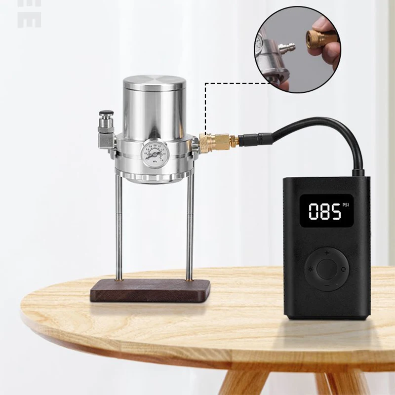 Outdoor Camping Office Home Italian Moka Pot Upgraded Pneumatic Coffee Maker 9Bar Pressure Espresso Machine