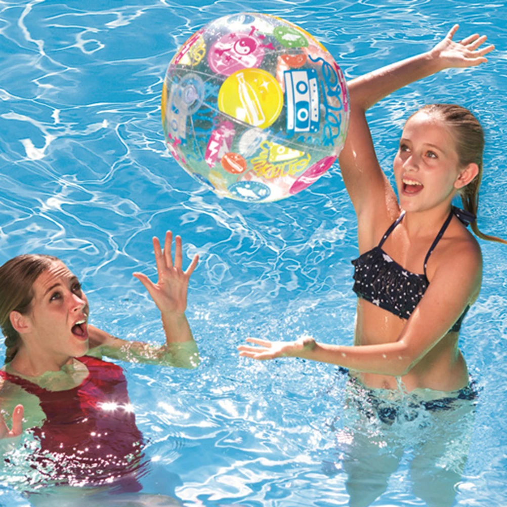 

1Set Fashion Sequin Inflatable Ball Pvc Multi Color Beach Play Pool Party Favor Kids Children Round Swimming Pool Toy