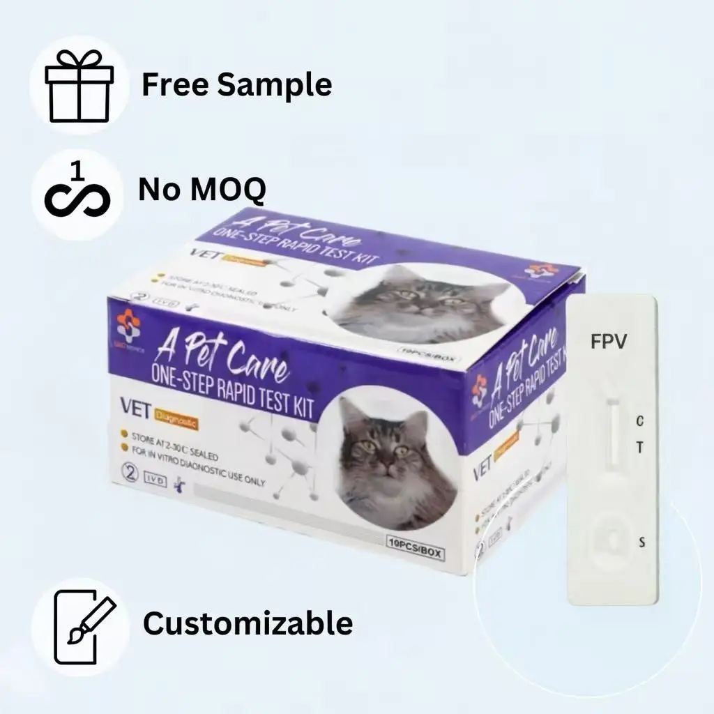 Veterinaria Test De Erlichia Parvovirus Distemper Cpv/Cdv/Ehr Parvovirus Moquillo Erlichas Rapid Test Kit for Dogs