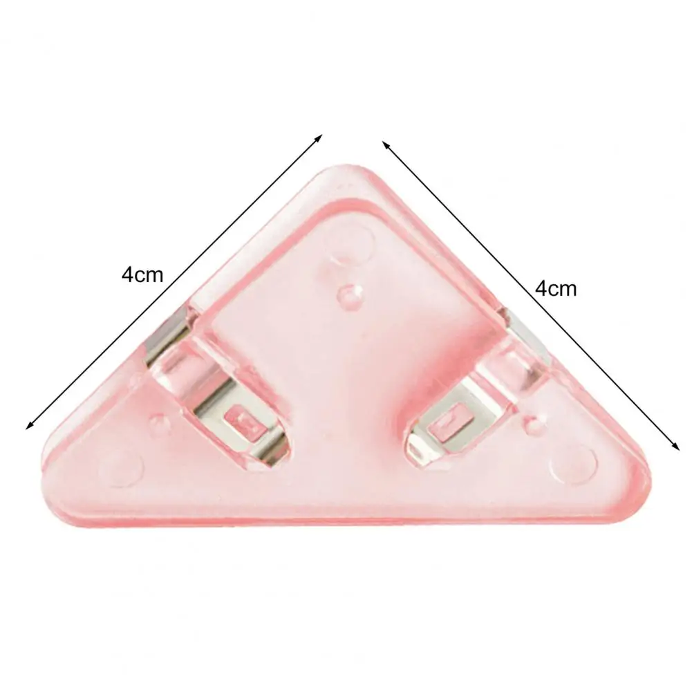 Book Corner Protectors Children Book Corner Clips Set of 5 Transparent Triangle Corner Clips for Preventing Book Curling