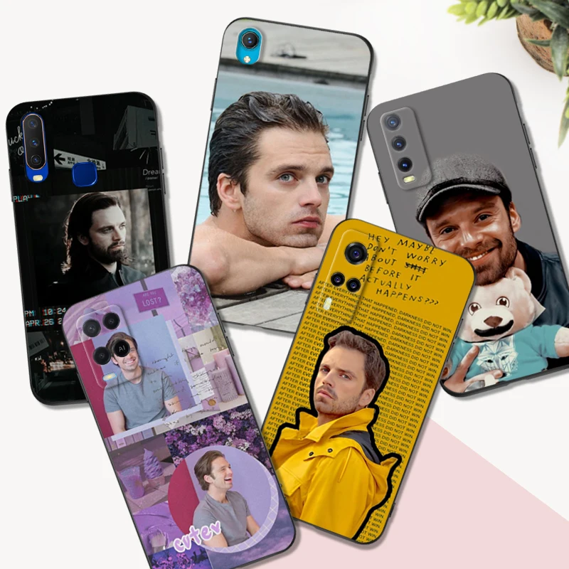 Фонарь для Vivo Y85 Y89 Y91C Y90 Y91i Y91 Y95 Y93 Y93S черный чехол ТПУ Y83 T1X 4G задняя крышка Себастьян баки Барнс
