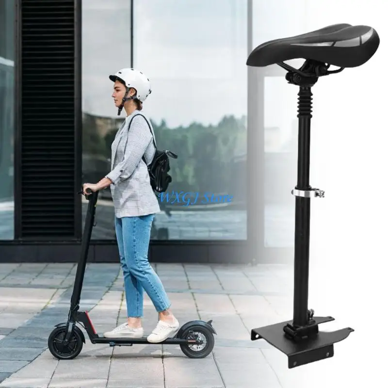 

37JE Quick Release Anti Vibration Leather Spring Cushioned Scooter High Weight Capacity 150kg Universal For M365 Models