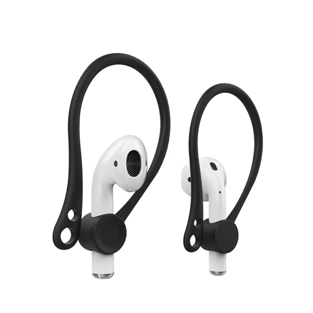 

2 Pairs Silicone Ear Hooks Earphone Holders Anti-Slip Earbuds Covers Comfortable For Running Working Out Stay In Ear Sports