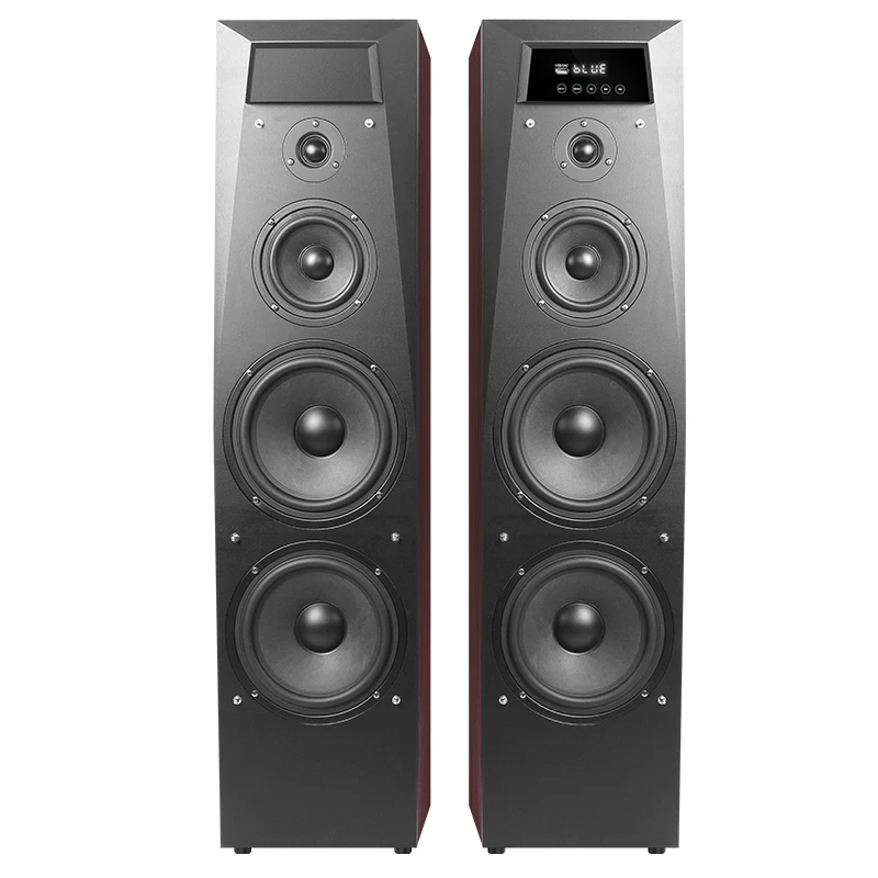 240W HIFI Floor Standing Home Audio Speaker BT Optical Coaxial Input For Home Theater System