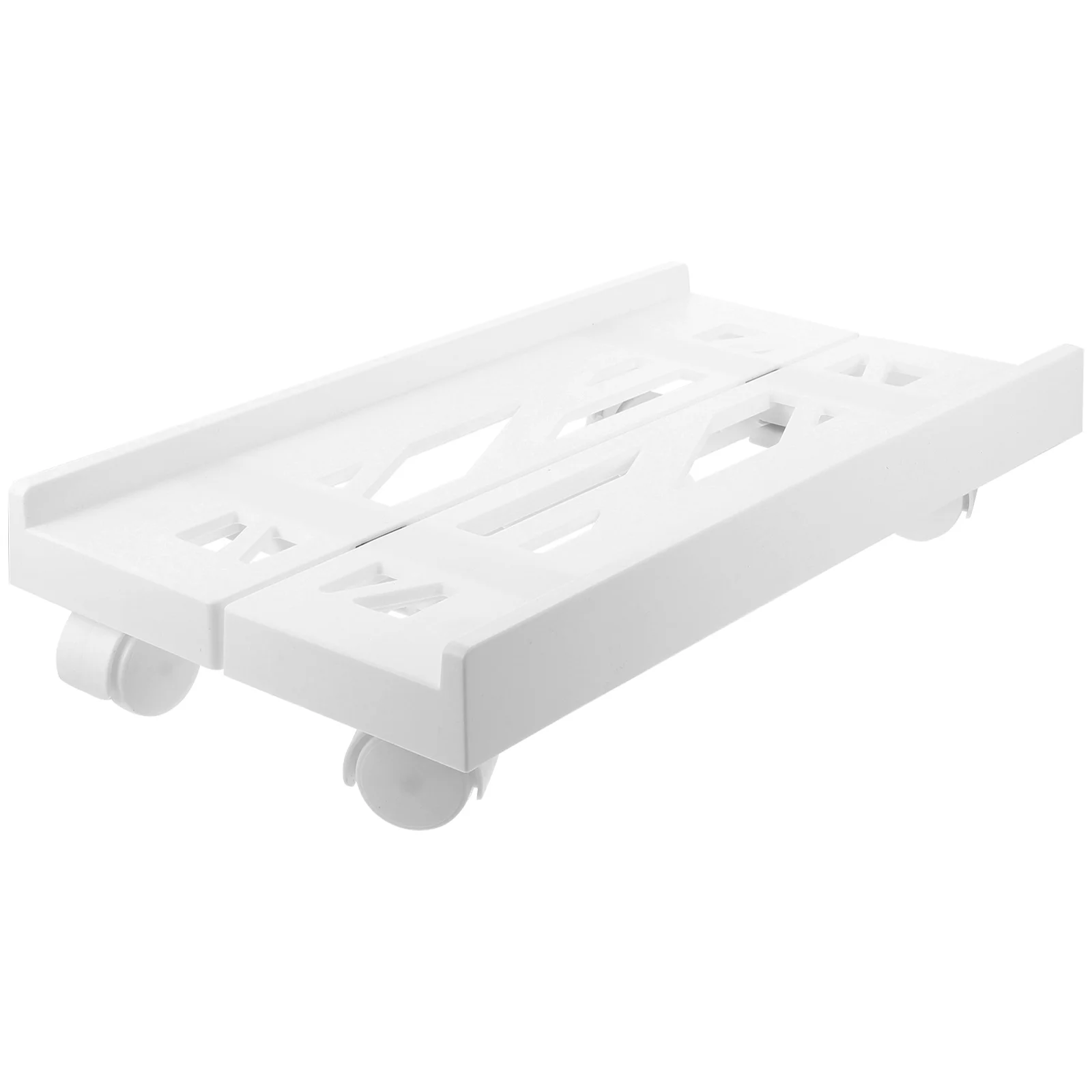 Computer Host Belüfteter Turmständer Kunststoff PC Turmständer unter dem Schreibtisch CPU-Halter Desktop-Computerwagen Rad Mobil