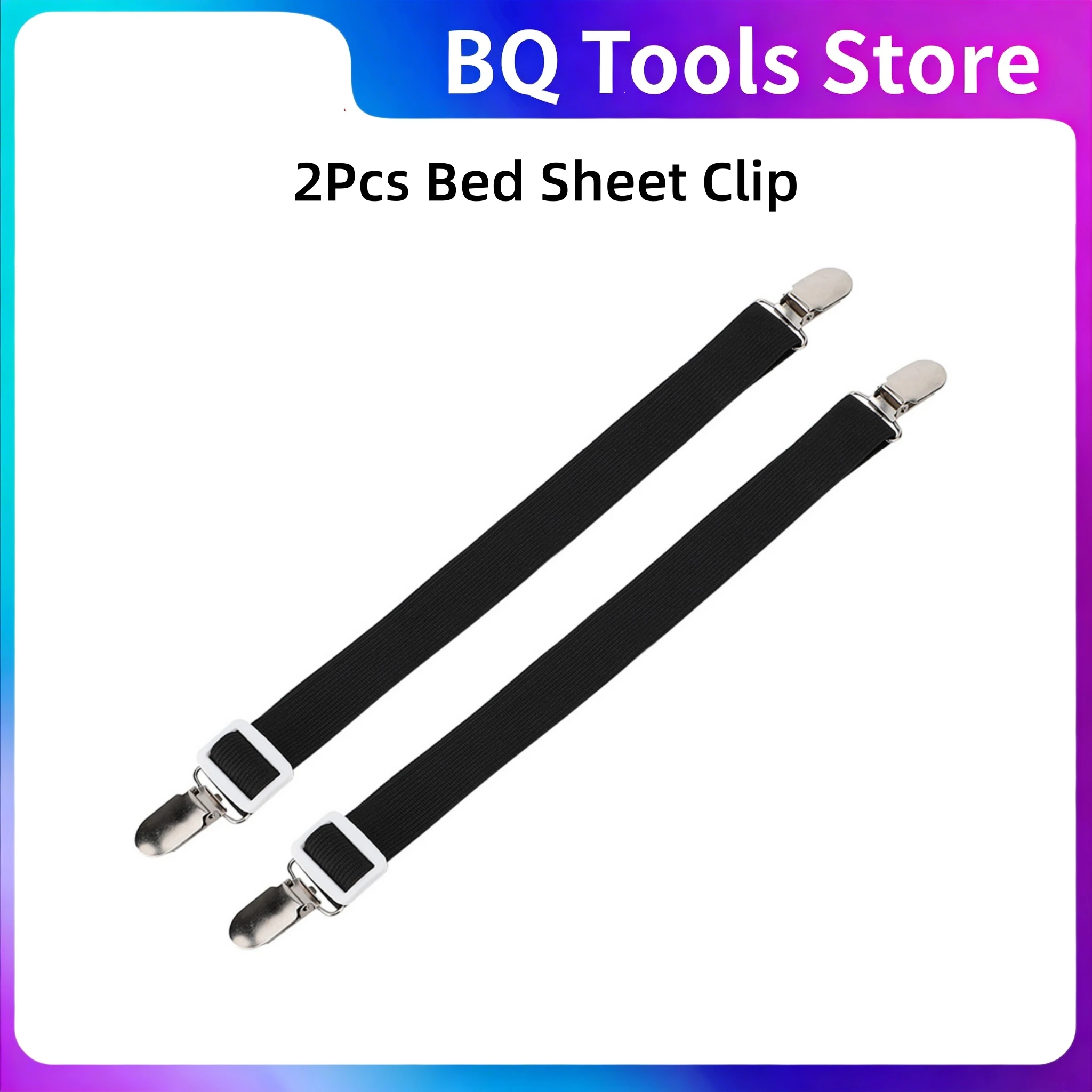 2Pcs Bed Sheet Clip Non Slip Fasteners Mattress Holder Multipurpose Bed Sheet Fastener Bed Sheet Gripper 5 Color