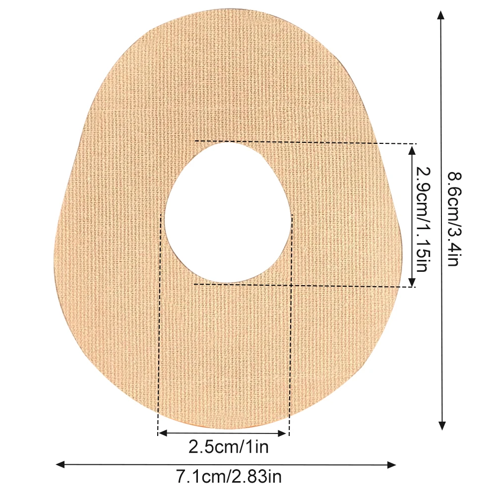 All-Day Soft Comfort Adhesive Patches for G7, Ultra-Thin Breathable Waterproof Covers with Secure Hypoallergenic Glue & Hole