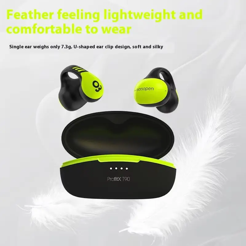 Earsopen ProfitX T90 Wireless Earphone Bone Conduction Call Noise Reduction IPX7 Waterproof Headphones Custom Sports Headset