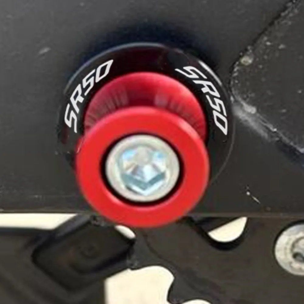 

6MM Motorcycle FOR Aprilia SR50 SR 50 2011-2025 2024 CNC Aluminum Swingarm Spools Slider Stand Screws 2023 2022 2021 Accessories