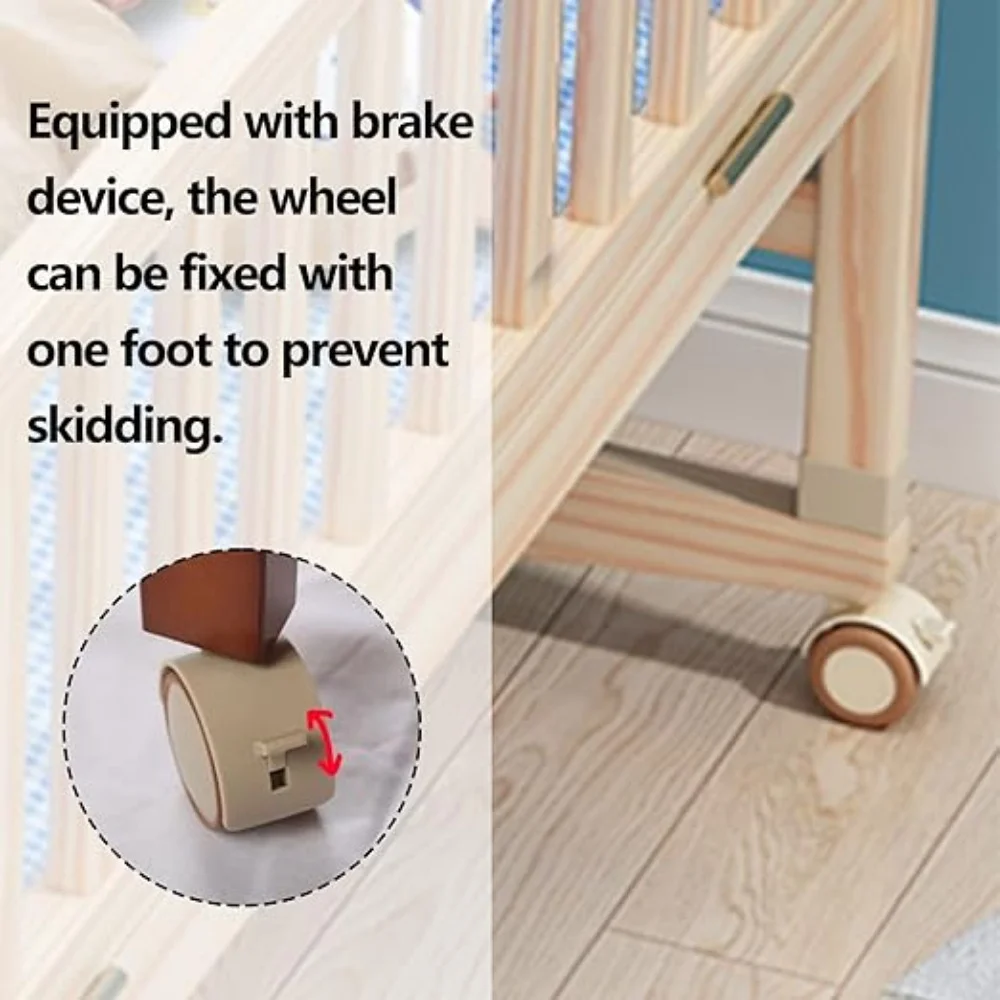 ล้อไนลอนหมุนได้ 1/4 ชิ้น พร้อม - Baby Nursery Trolley บทวิจารณ์และราคา