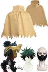 Midoriya Izuku Cosplay Fantasia Battle Cloak Anime My Hero Cosplay Academia Costume Adult Men Halloween Carnival Party Clothes