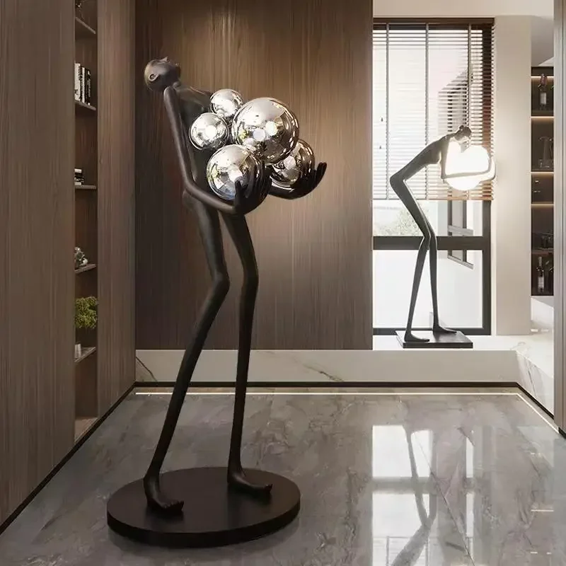 Character ball lamp designer creative modern hotel lobby living room decoration office bedroom home accessories