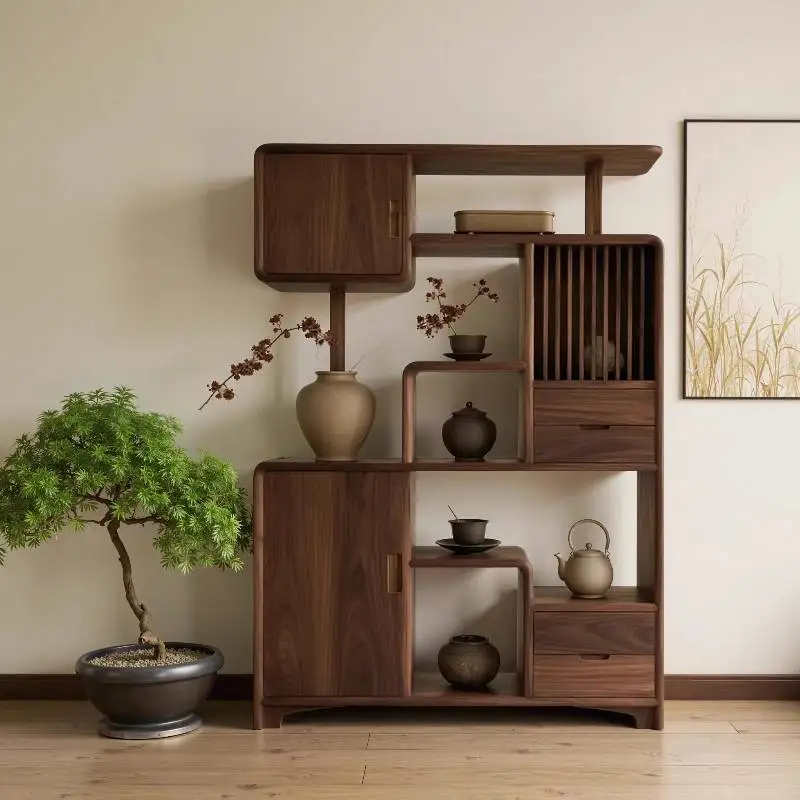 الديكور الكلاسيكي خزائن غرفة المعيشة مريحة رقيقة خشبية ضيقة خزائن غرفة المعيشة الزاوية خمر أثاث صالون Mueble المنزل