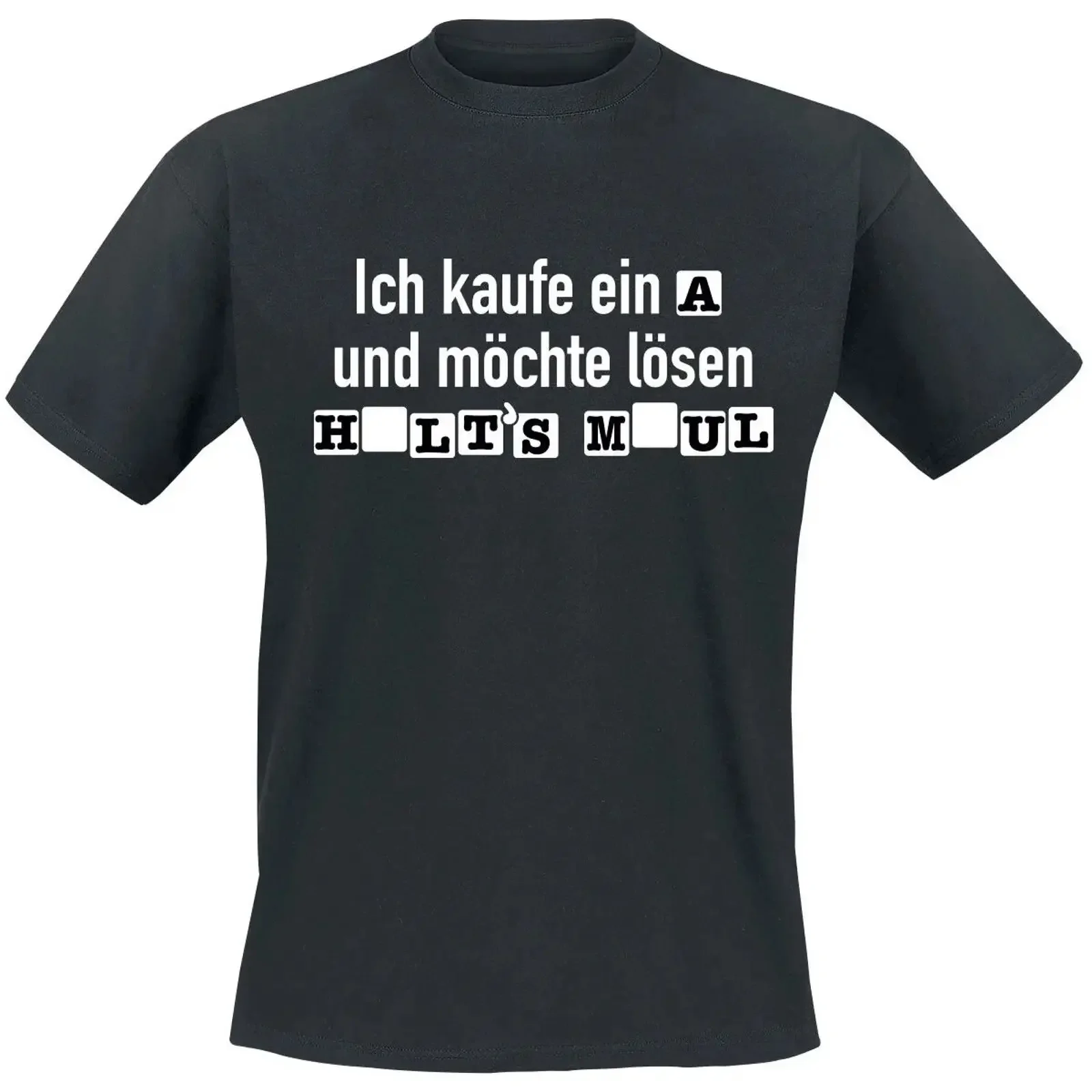 Slogan T Shirt for Men I buy an A and want to solve it black vintage Washed designer clothes Comfortable Soft homme graphic