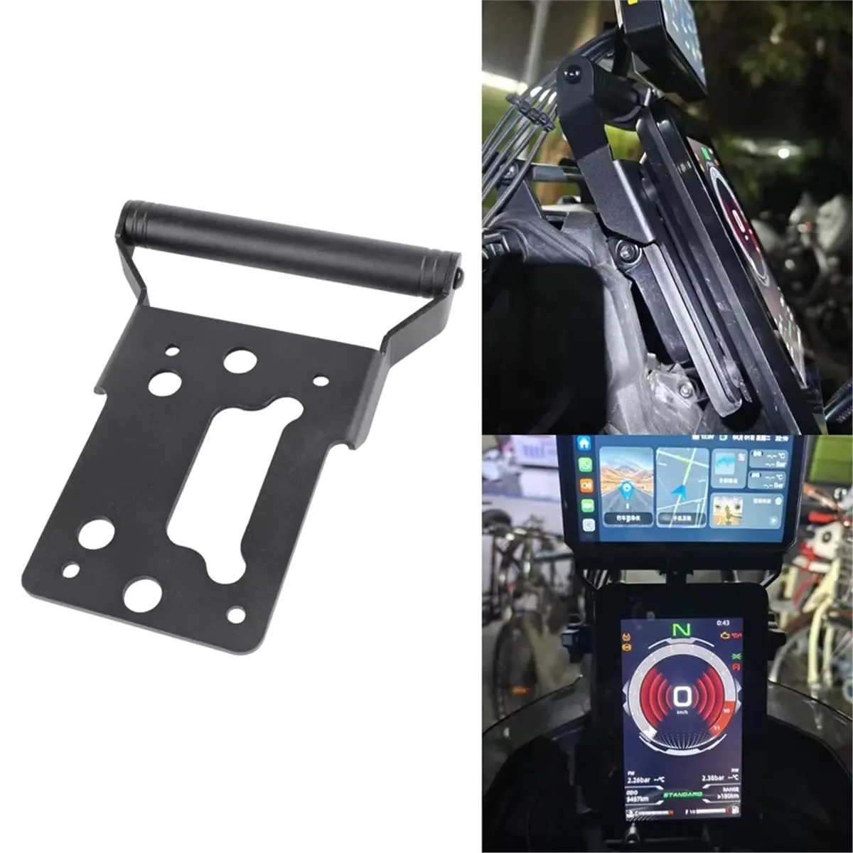 Compatible Motorcycle Navigation Bracket for CFMOTO 800MTX 2024 2025 HandleBar Extension Stand Holder Accessories