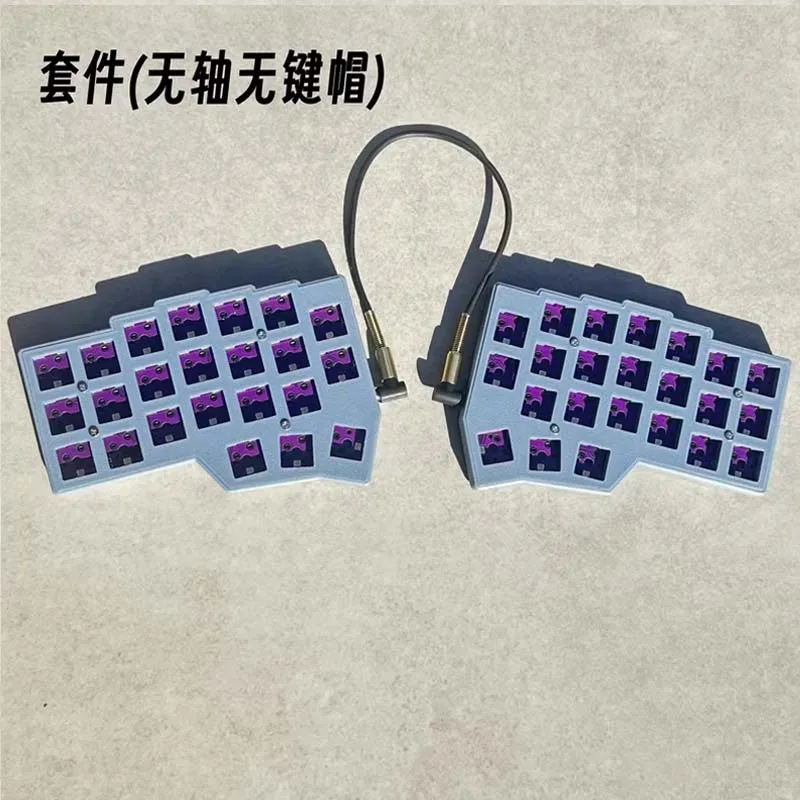 Corne V4 Split Keyboard RP2040 RGB Hot Swap Support QMK/VIAL Split Keyboard Kit Customized with 3.5mm Audio Line PC Gamer Gifts