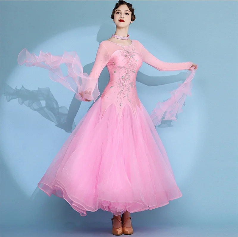 Ballroom Competition Dance Dress Women Professional Waltz Dancing Wear Adult Advanced Standard Ballroom Dance Dresses