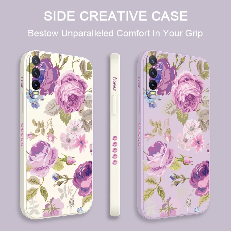 جراب هاتف لهاتف Vivo Y21 Y21S Y21T Y21A Y20I Y20 Y19 Y16 Y04 Y02 Y02S Y22 2022 Y22S Y12S غطاء مقاوم للصدمات من السيليكون