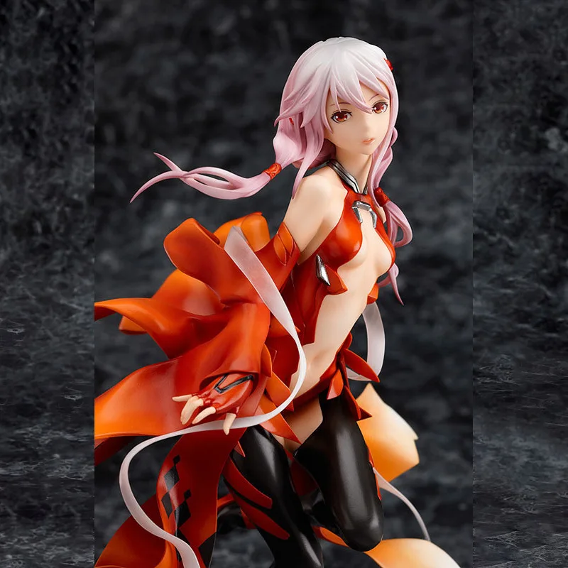 17cm Pvc Guilty Crown Yuzuriha Inori Japanese Sexy Anime Figure Girl Statue Model Doll Desktop Collection Ornaments Toy Kid Gift