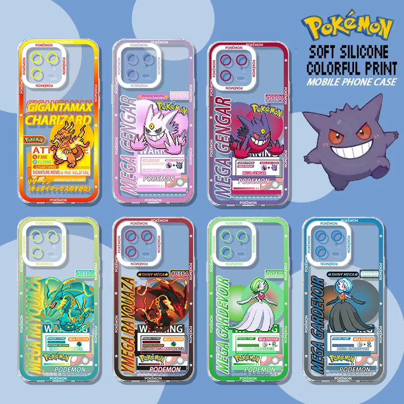 

POKEMON CHARIZARD Mega Phone Case for Xiaomi POCO X8 Pro Max X7 X6 Neo X5 X3 F8 F7 Ultra F6 F5 F3 M8 M7 4G M6 PRO 5G M5S Cover