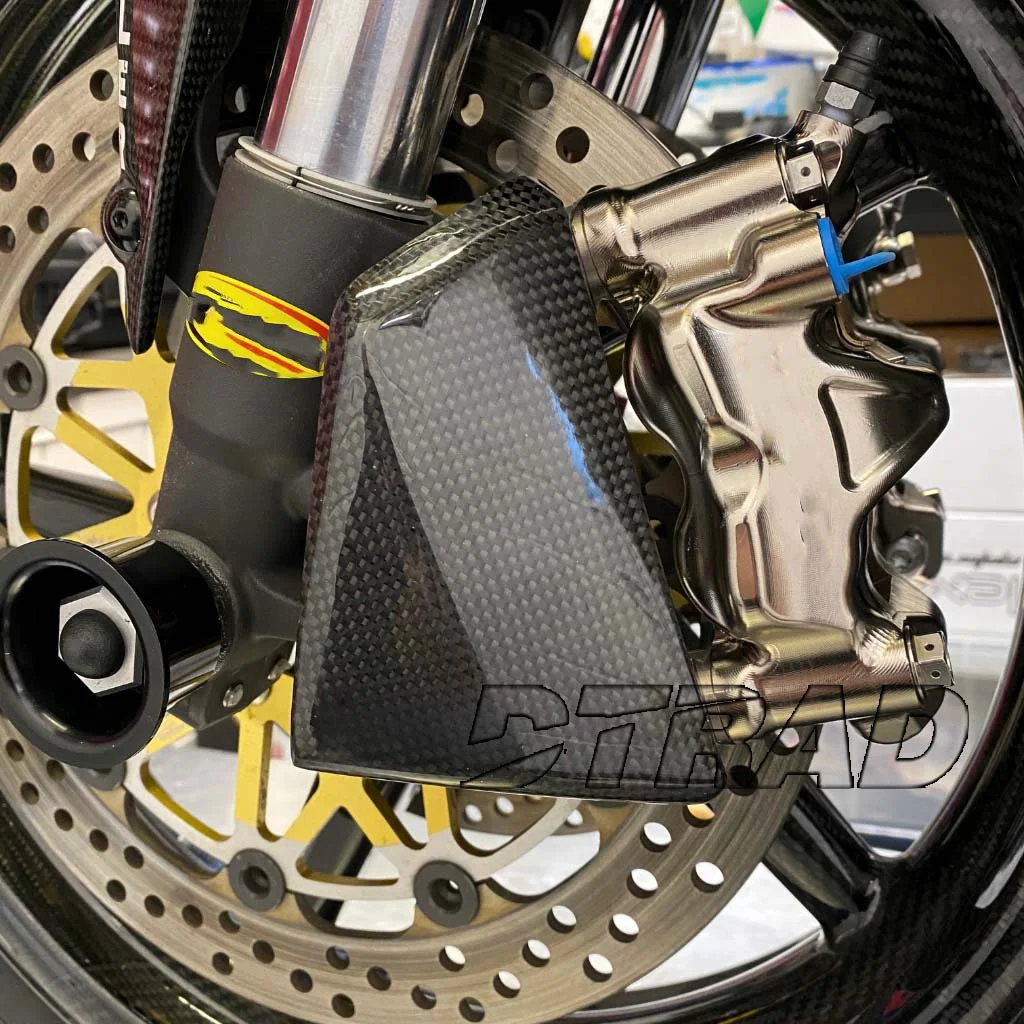 Carbon Fiber Front Brake Cooling Systems Brake Disc Ducts For DUCATI 899 959 1199 1299 PANIGALE V4 V2 Streetfighter V4S 848 1098