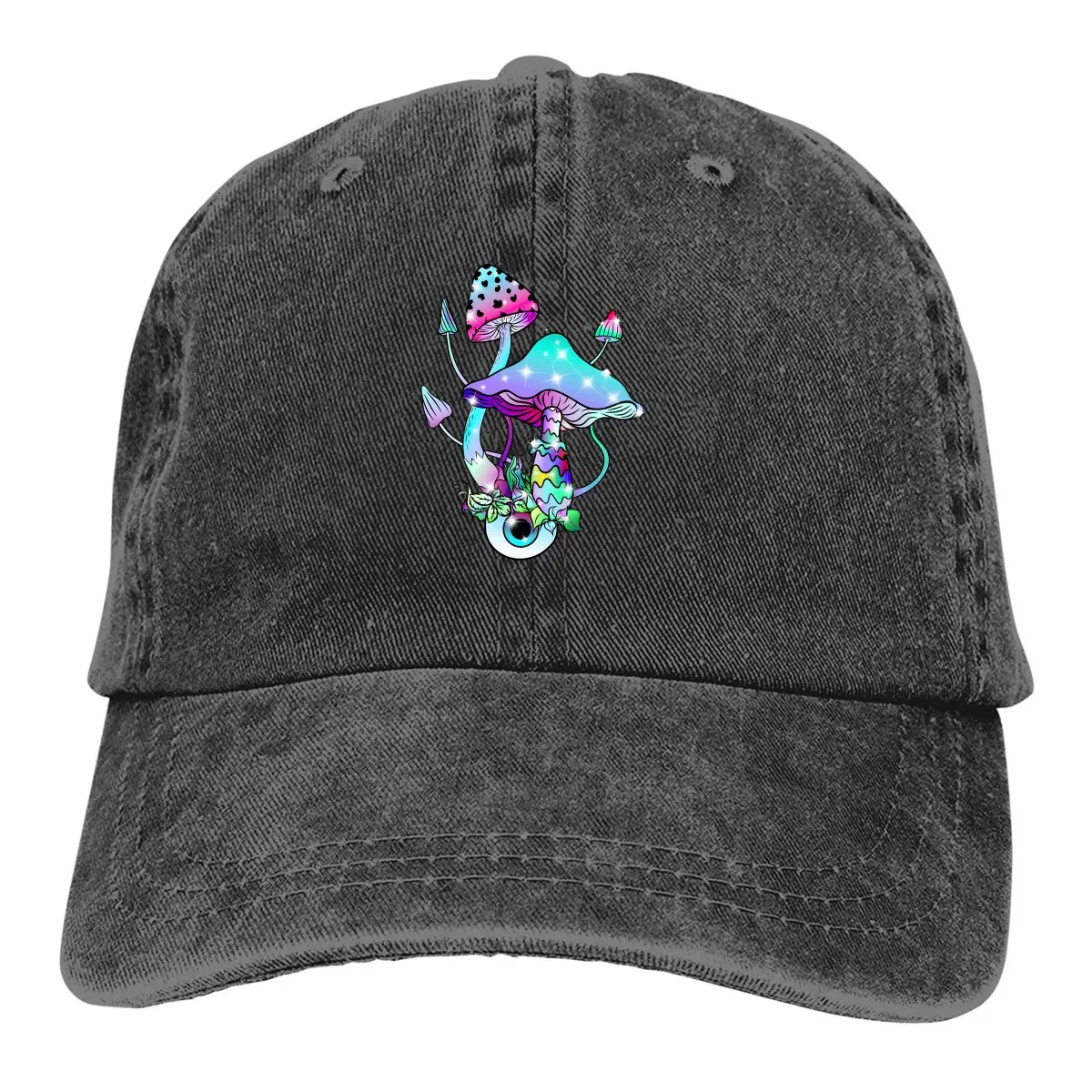 

Colorful Art Baseball Cap Men Hats Women Visor Protection Snapback Magic Mushroom Caps