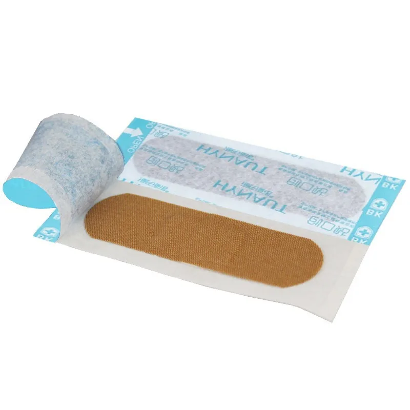 100pcs/set Breathable Band Aid Waterproof Sticking Plaster for Wound Dressing Patch First Aid Strips Woundplast Adhesive Bandage