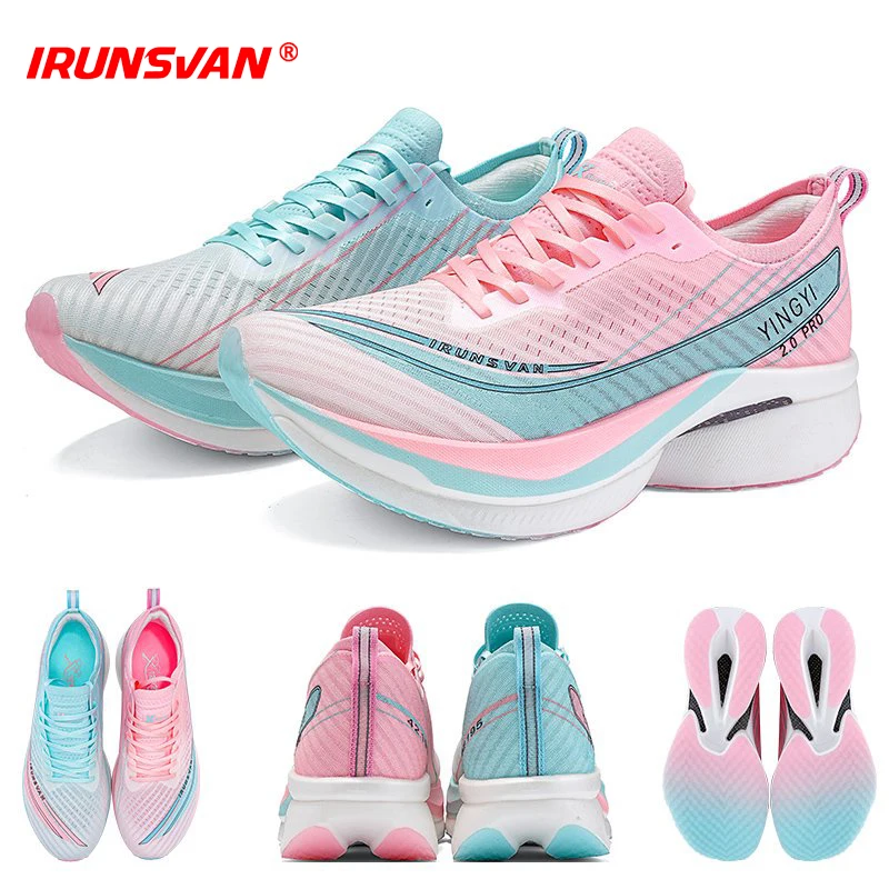 

2025 IRUNSVAN SHADOW WING 2.0 PRO Marathon Air Cushion Sports Running Shoes Carbon Plate Trail Running Shoes Lightweight Sneaker
