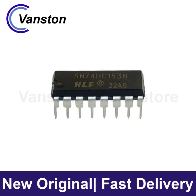 10pcs  SN74HC153N 74HC153 straight DIP-16 multiplexer Brand new imported original