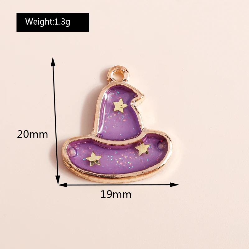 20 Stück süße Emaille Halloween Geist Kürbis Fledermaus Charms für Schmuckherstellung Ohrringe Anhänger Halsketten Armband DIY Bastelbedarf – Detail 27