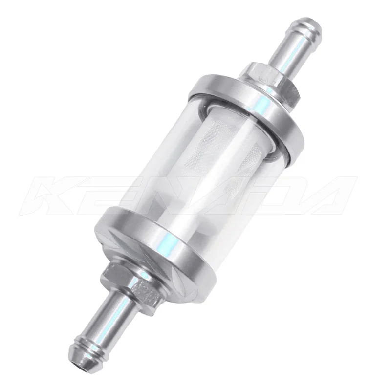 Fuel Pump Assy Performance CNC 8mm Reusable Inline Gas Fuel Filter for Motorcycle ATV GY6 125 150 - view 3