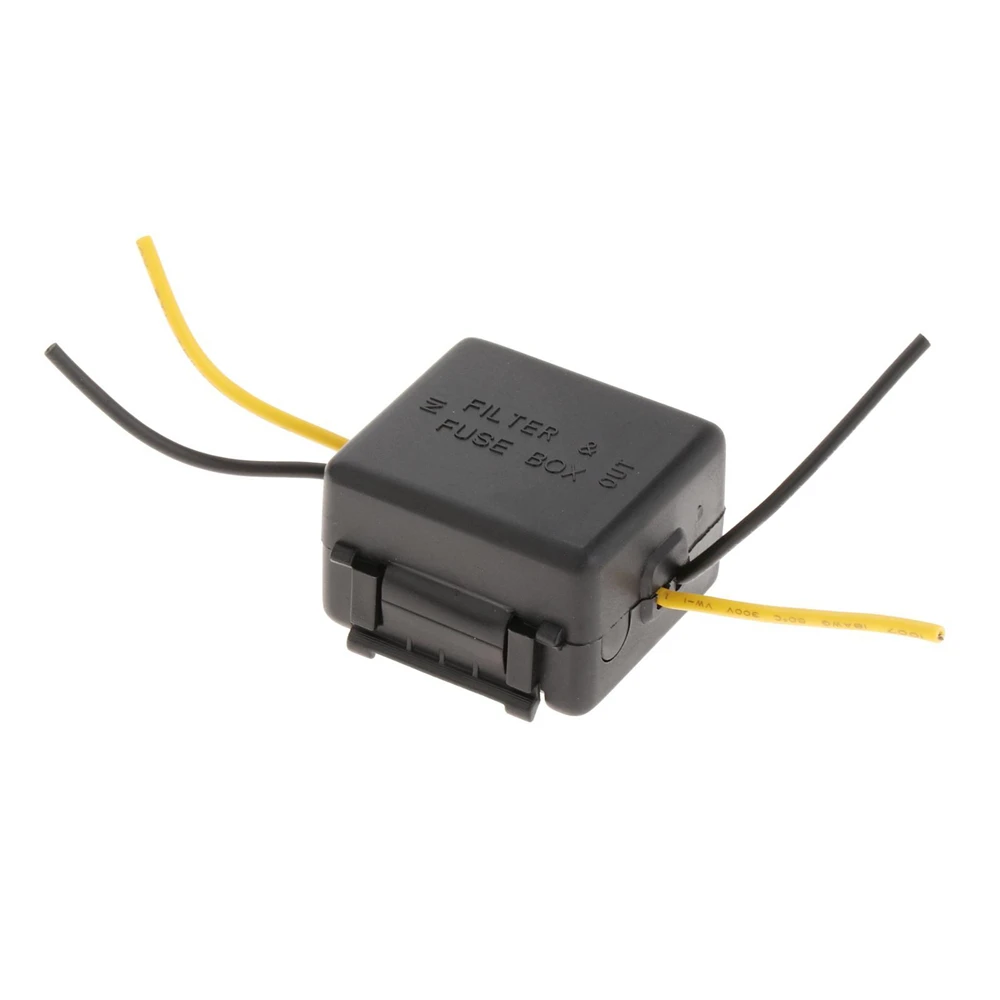 

​Radio Audio Power Relay Capacitor Filter 12V Car Power Signal Filter Auto Stereo Power Supply Filter Accessories