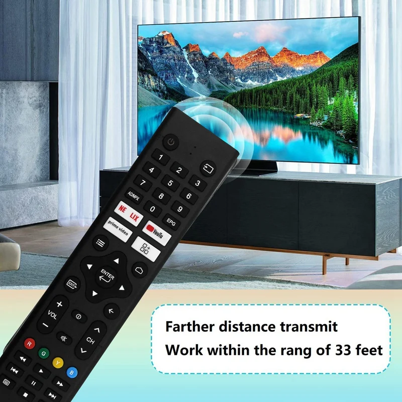 GB396WJSA Replace Remote Control For Sharp LCD TV 2TC32DF1I 2T-C50DF1I 2T-C42DF1I Durable Easy To Use