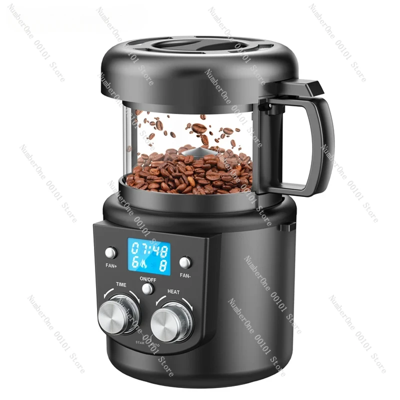 100-120V Coffee Bean Roaster 80-100g No Smoke Coffee Beans Baking Roasting Machine Air Roaster Coffee Beans with US Plug 1400W