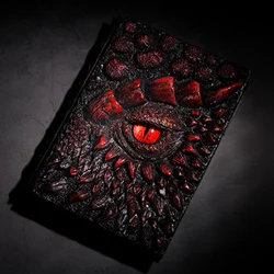 Unique 3D Dragon Cover Notebook Resin Hand Account Book 3D Dragon Relief Diary Book A5 Size High Quality