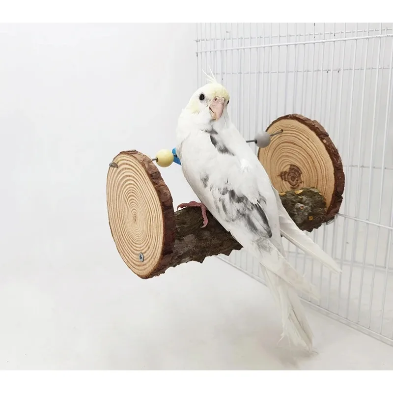 

Xuanfeng Peony Parrot Cage Puzzle Toy Station Pole Biting Pet Cage Supplies