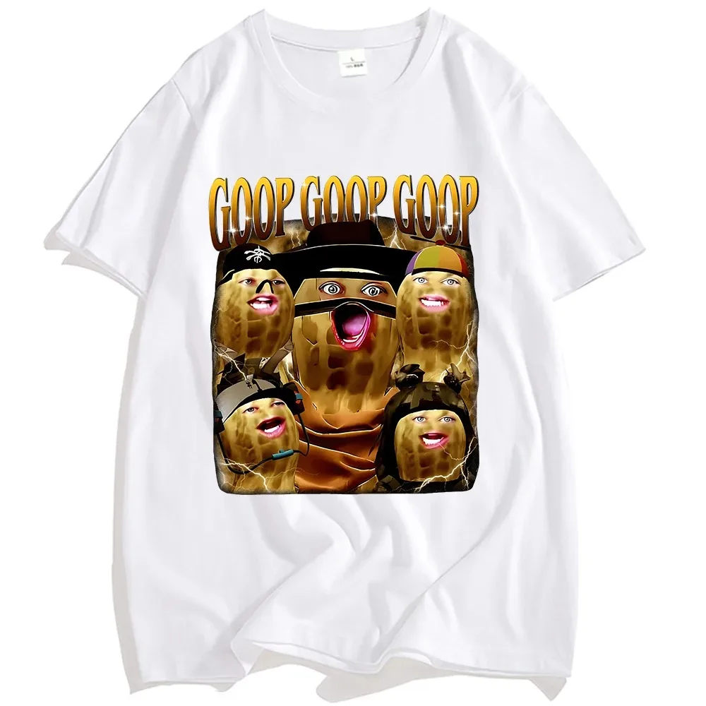 

ARC Raiders Goop Goop Goop Burnt Peanut T-Shirt Premium Cotton Street Hip Hop Style Unisex Comfortable Women And Men T-shirts